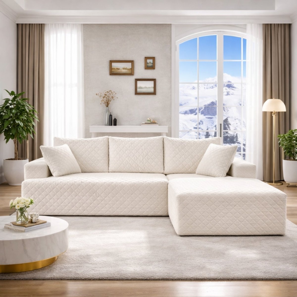 Murk Altitude Modular | Deep-Seat Cloud Sectional &amp; Ottoman