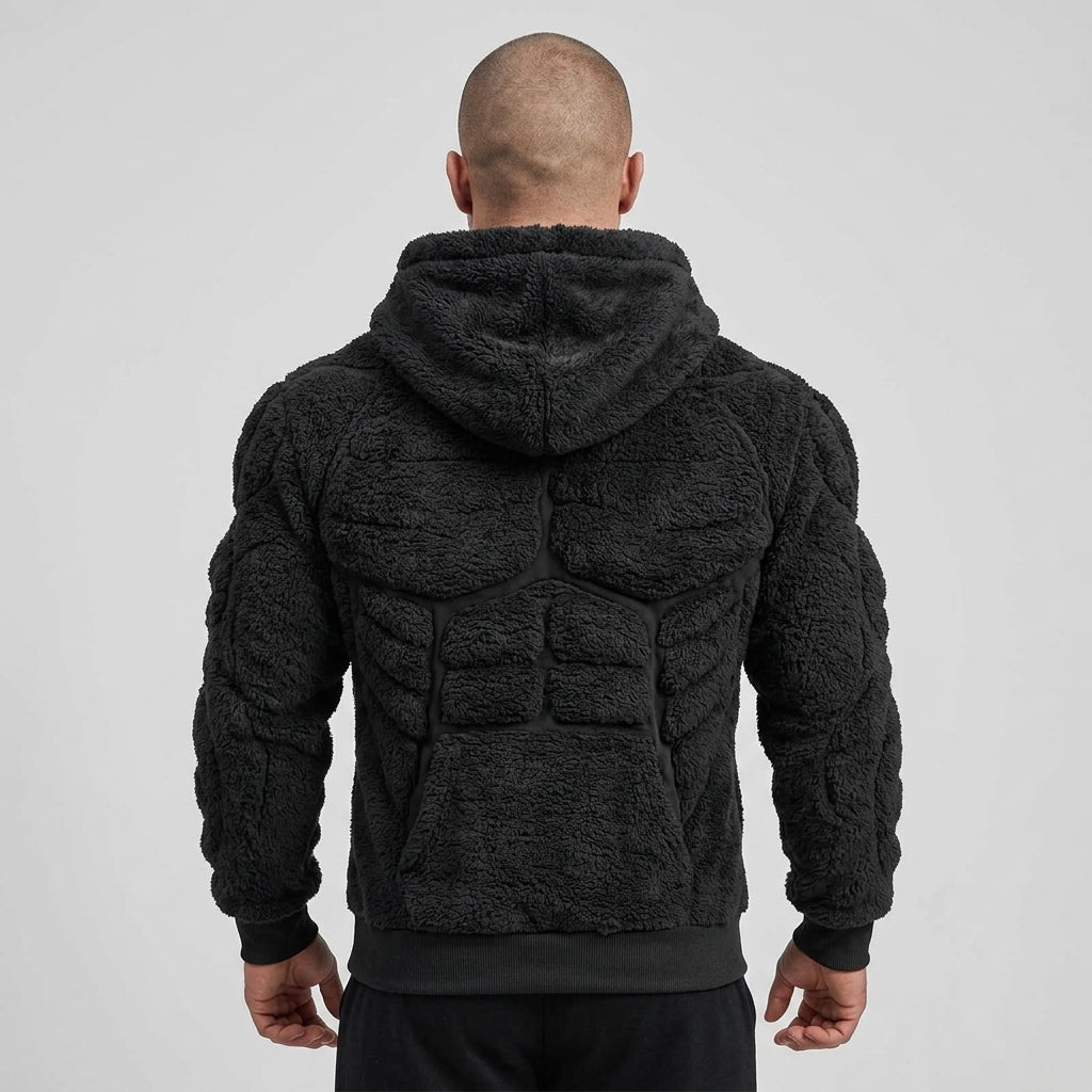sweater - black - model back studio