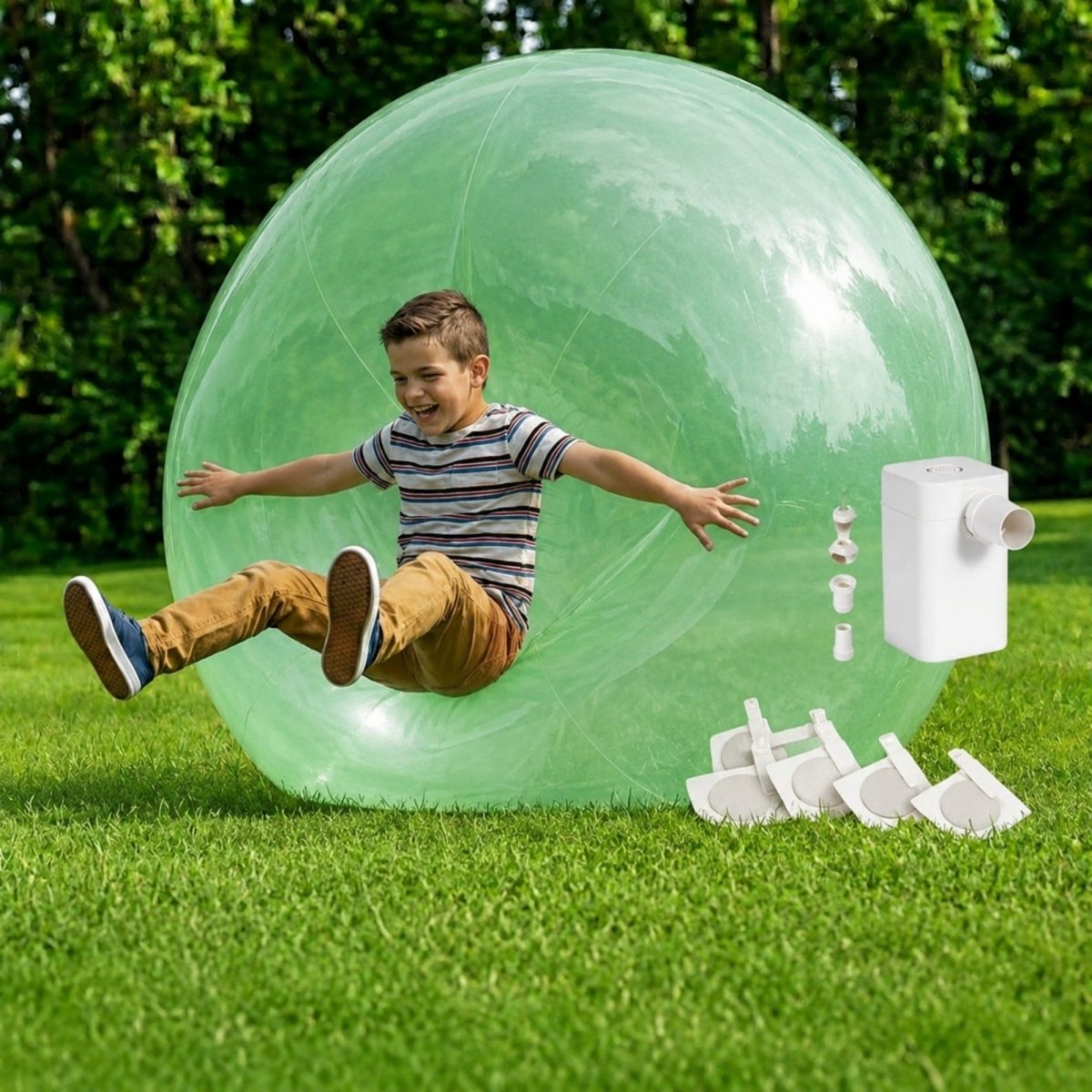 Giant Jelly Balloon Ball - Super Durable Inflatable Bubble Ball for Kids Outdoor Play (Buy 1 Get 1 FREE)
