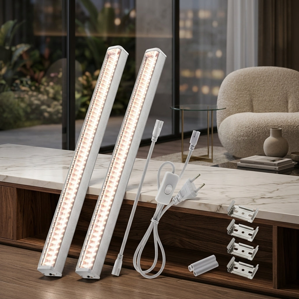 Verdant Canopy System | Architectural Full-Spectrum LED Grow Light Strips - luxury living room