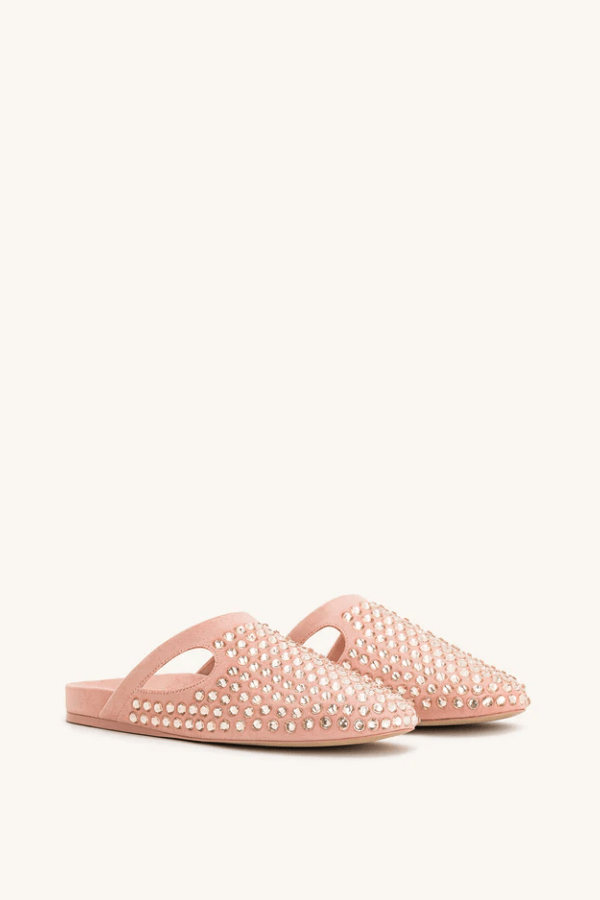 Hera Crystal Flache Pantoletten 