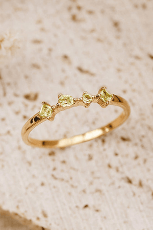 Gold Peridot Lucy