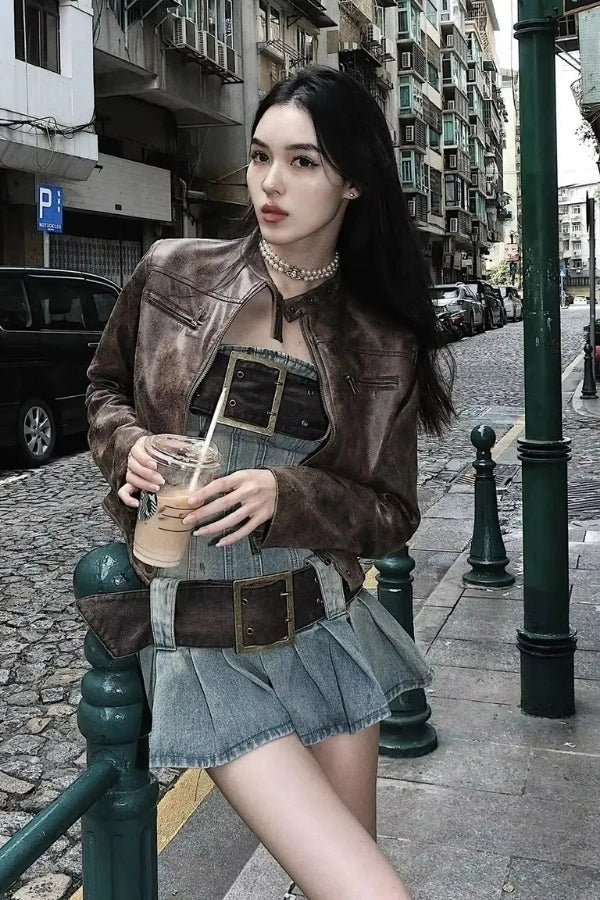 Harlow Denim Korsett