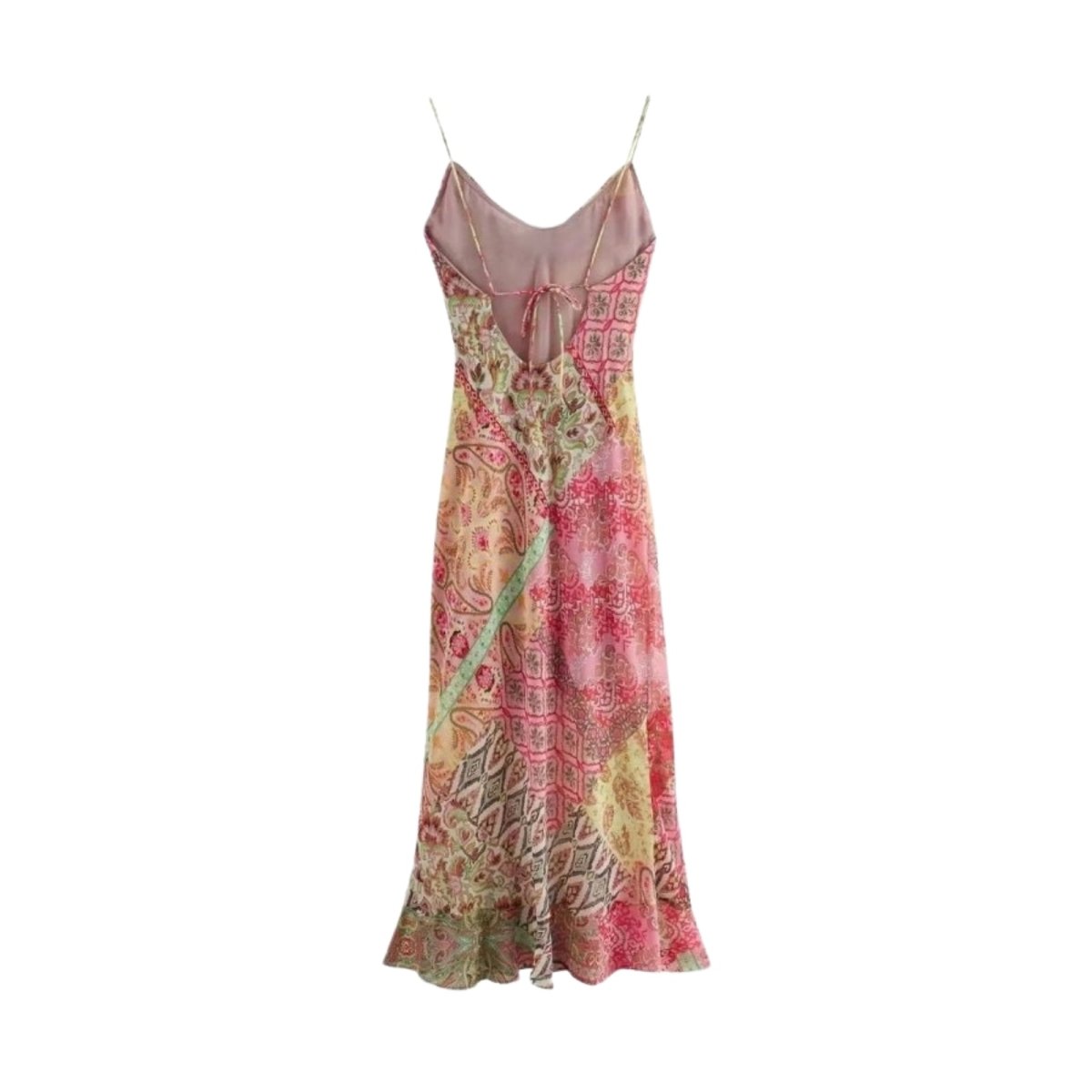Rosaline Patchwork Slip Dress