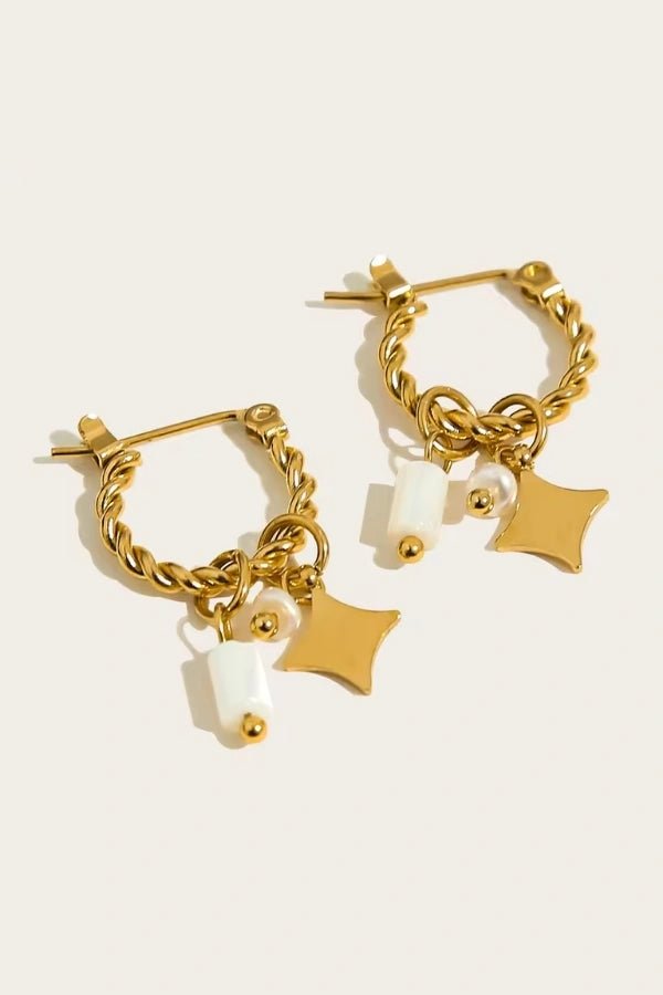 Goldene Creolen „Dschinni“