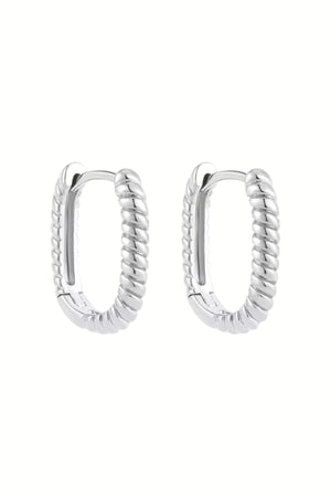 Silver Hoop 4