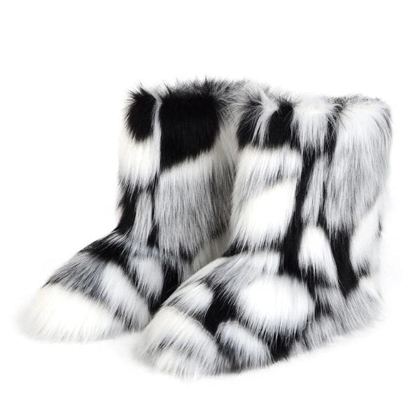 Frosted Fluff Y2K Stiefel 