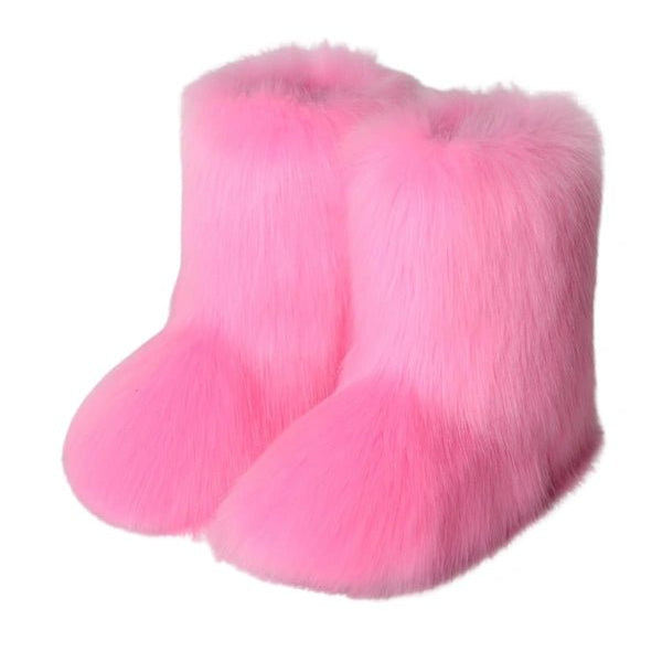 Frosted Fluff Y2K Stiefel 