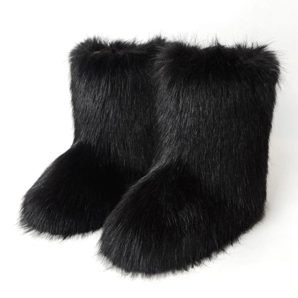 Frosted Fluff Y2K Stiefel 