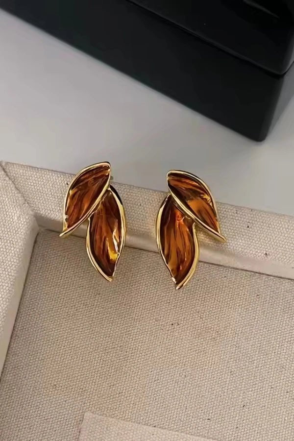 Blatt-Ohrringe