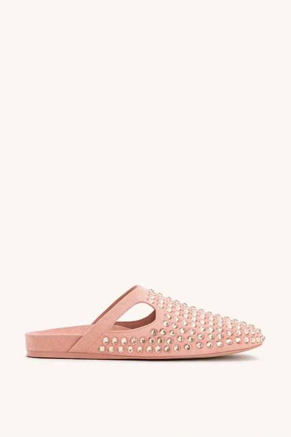 Hera Crystal Flache Pantoletten 