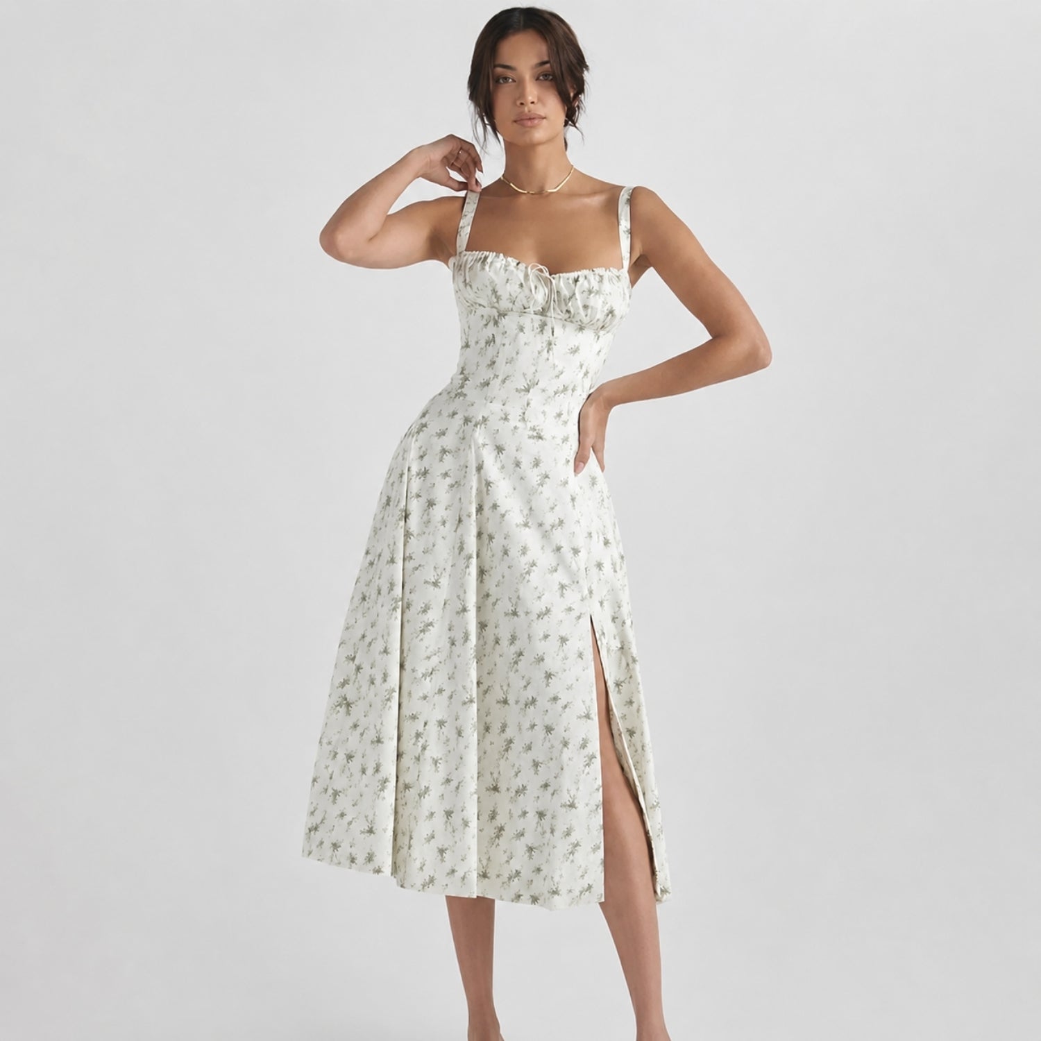 White Floral Linsay