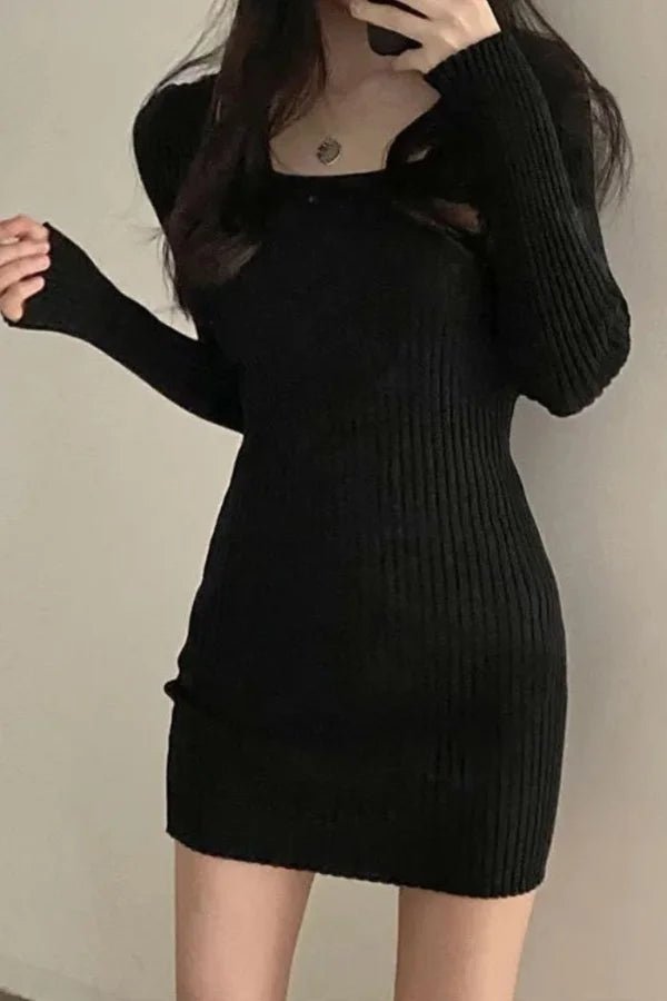 Elle Strickkleid