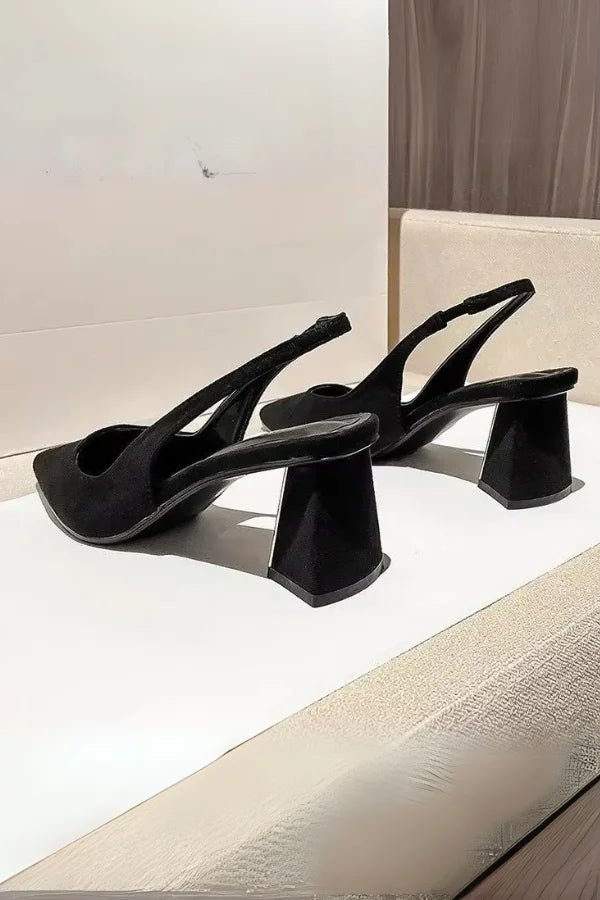 SummerEase – Spitze Slingback-Sandalen