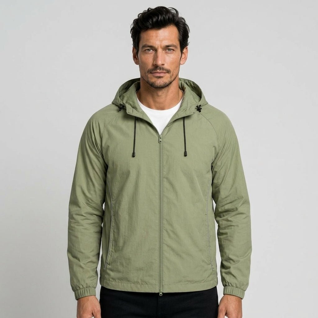 Avenia - Light Army Green - male model front portrait