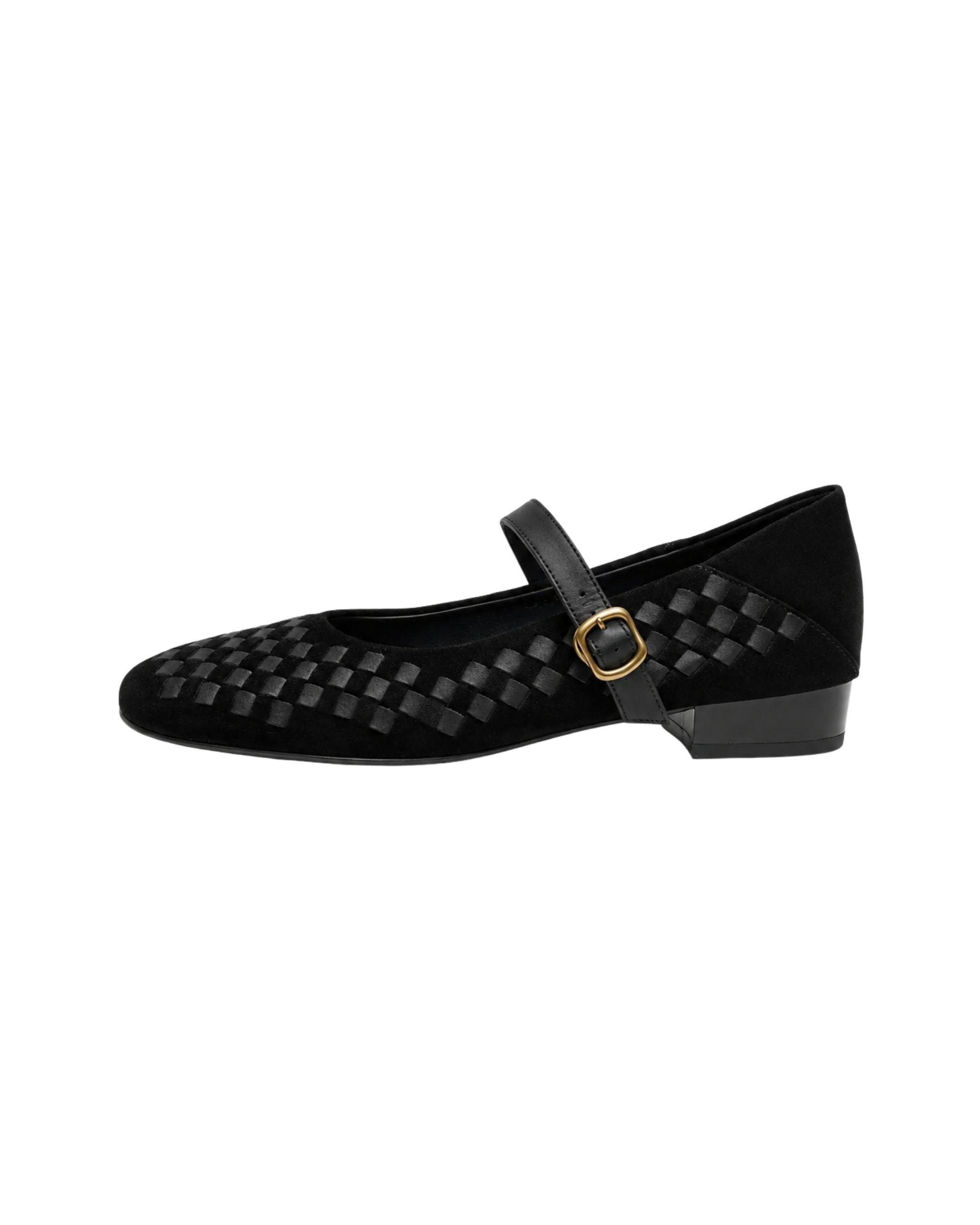 Pair of leather loafers on a light gray background