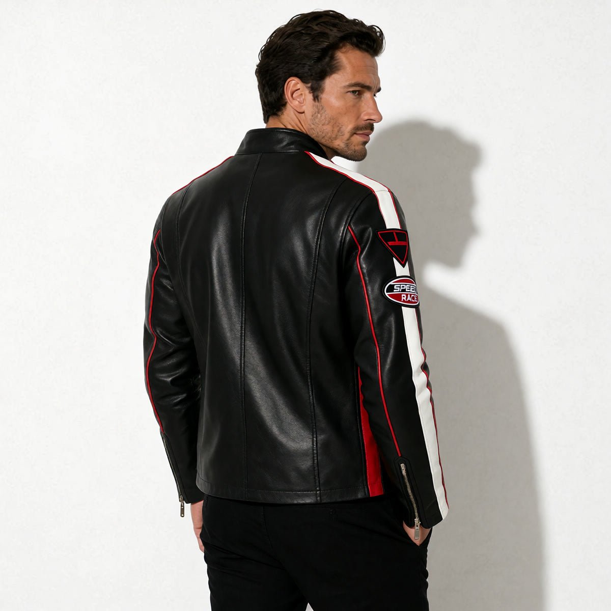 Jayce | Motorcycle Style Leather Jacket