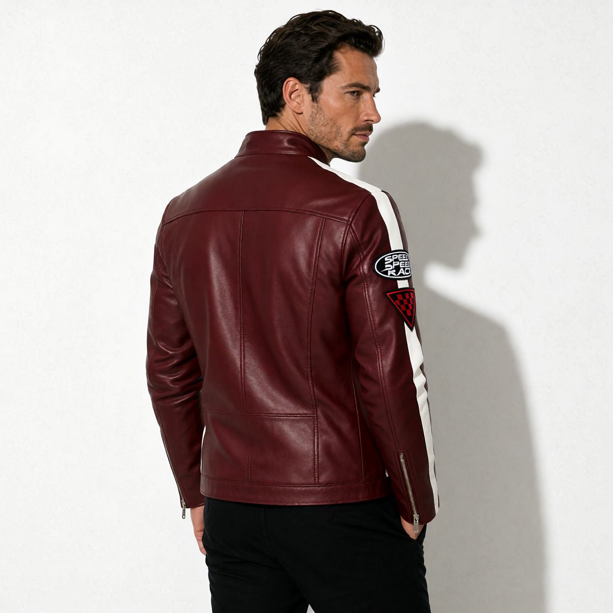 Jayce | Motorcycle Style Leather Jacket