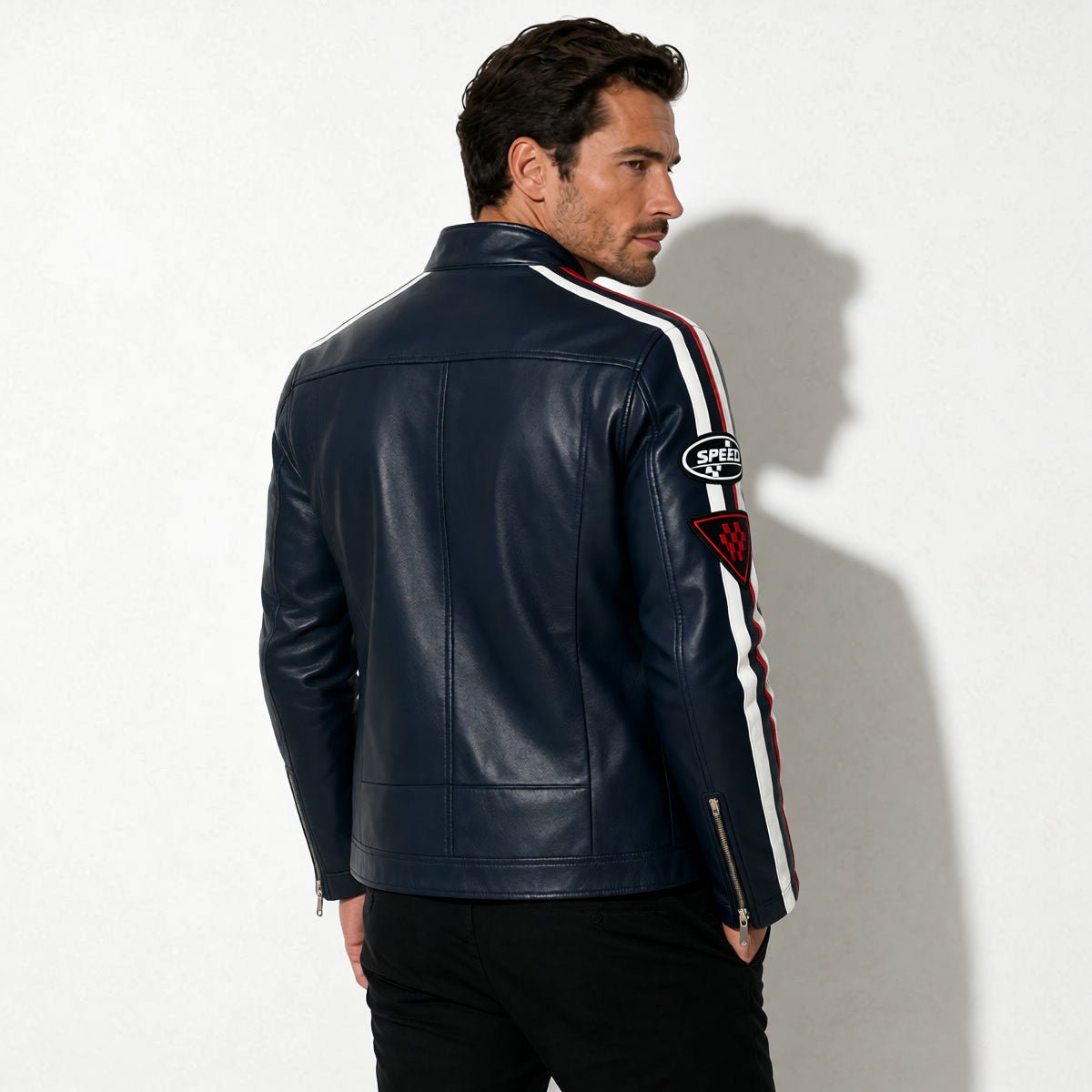 Jayce | Motorcycle Style Leather Jacket