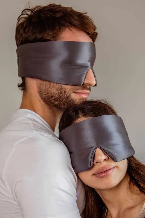 Augenmaske aus Maulbeerseide