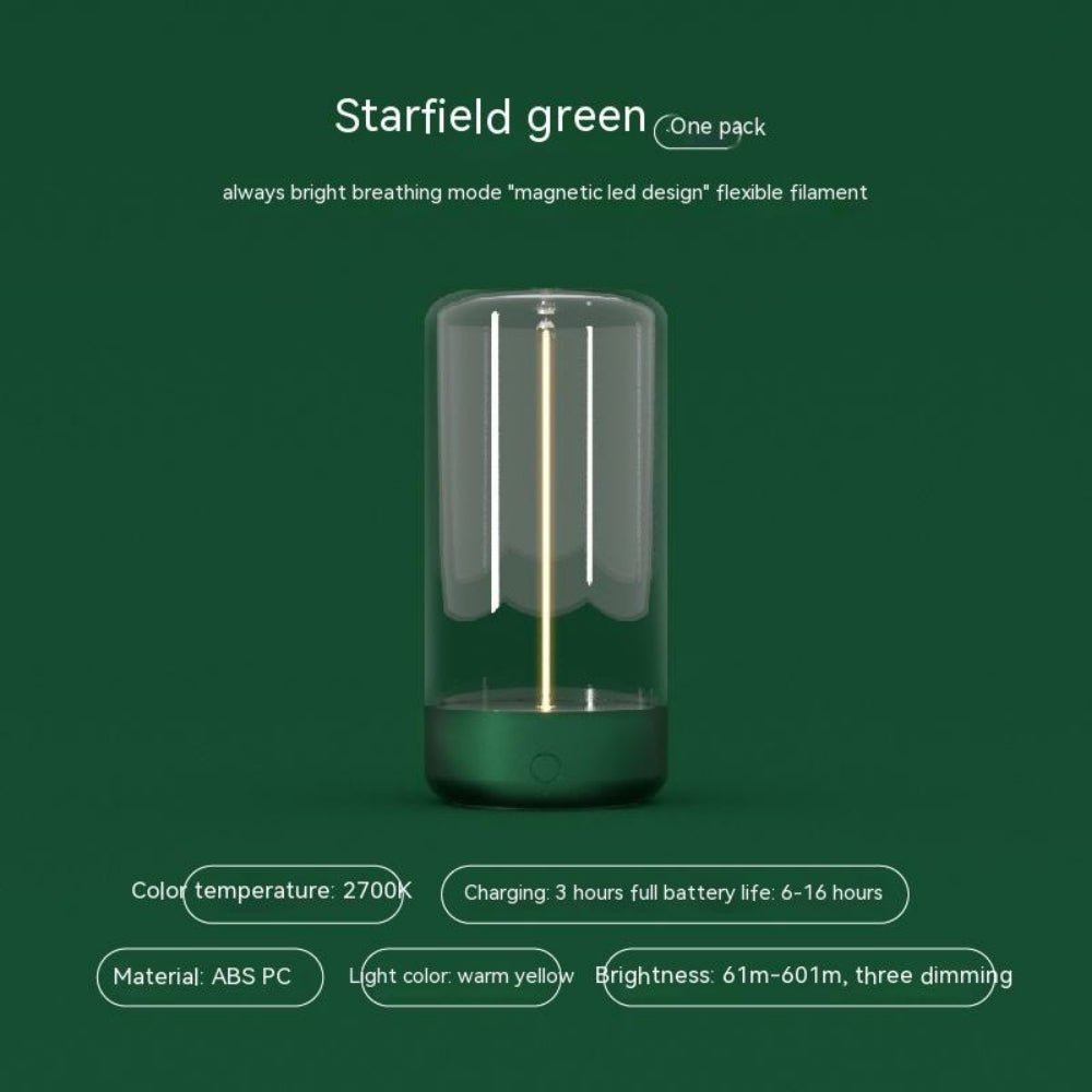 ambient lighting", "warm glow lamp", "minimalist home decor", "touch control light", "USB-C lamp", "portable centerpiece", "breathing light mode", "sculptural lighting", "hygge decor