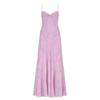 Purple Kouvr evening gown on a white background