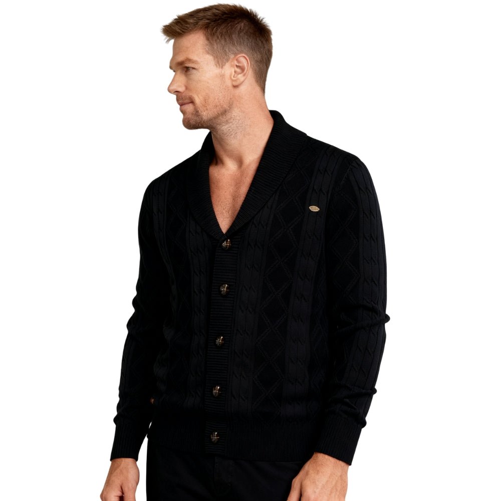 Knitwear, outerwear, layering piece, men's classic sweater, luxury knit.
