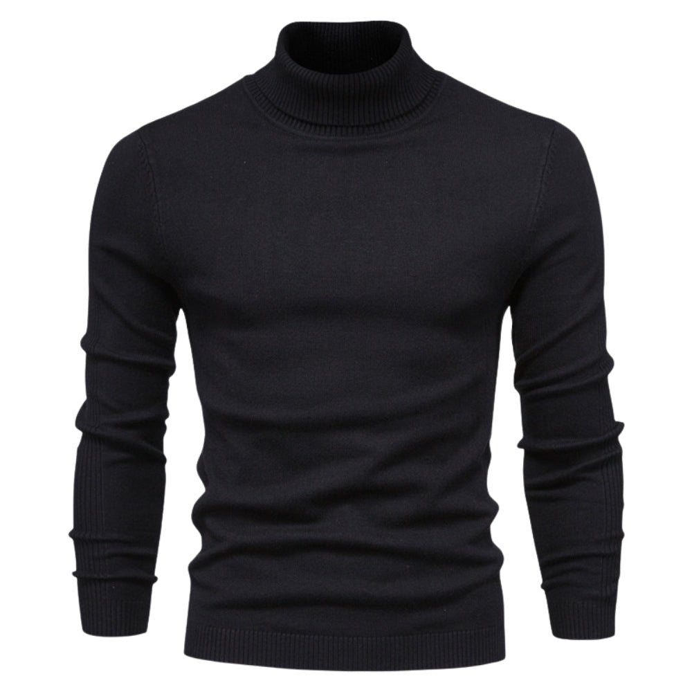 fine-gauge knit," "layering staple," "men's knitwear," "timeless pullover," and "capsule wardrobe