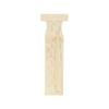 Decorative column piece on a white background