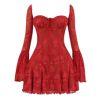 Naturally weave in terms like "sweetheart neckline," "bustier dress," "A-line skirt," "fit and flare," and "romantic cocktail attire.