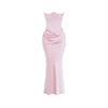 Pink Kouvr dress on a white background