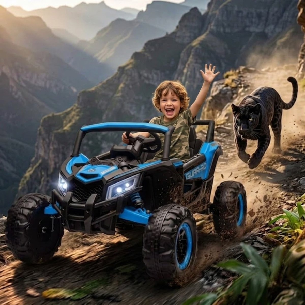 Prestige 24V Kids Ride-On UTV Buggy: Dual 200W Elite Edition Off-Road Electric Vehicle