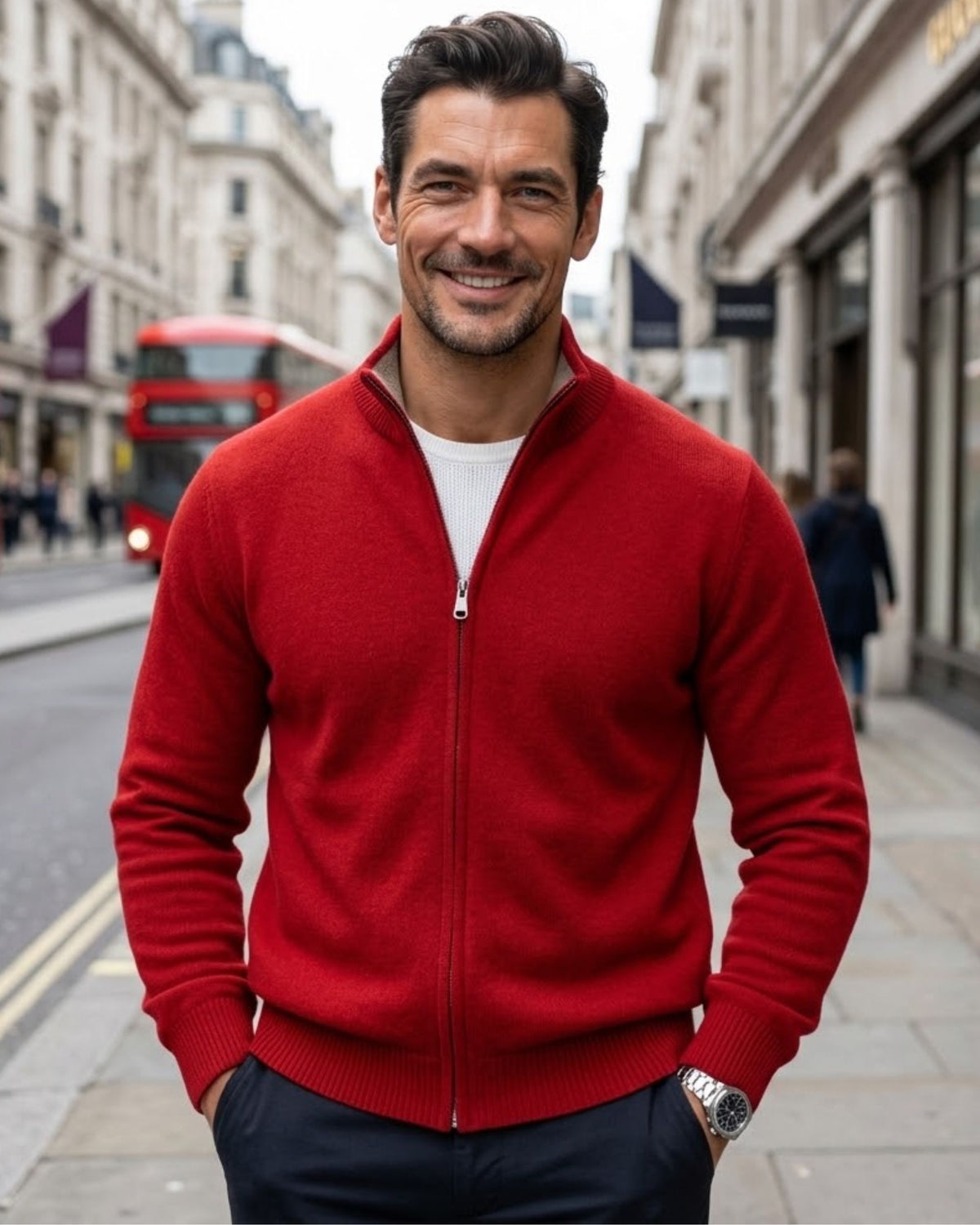 Dawson Zip Cardigan